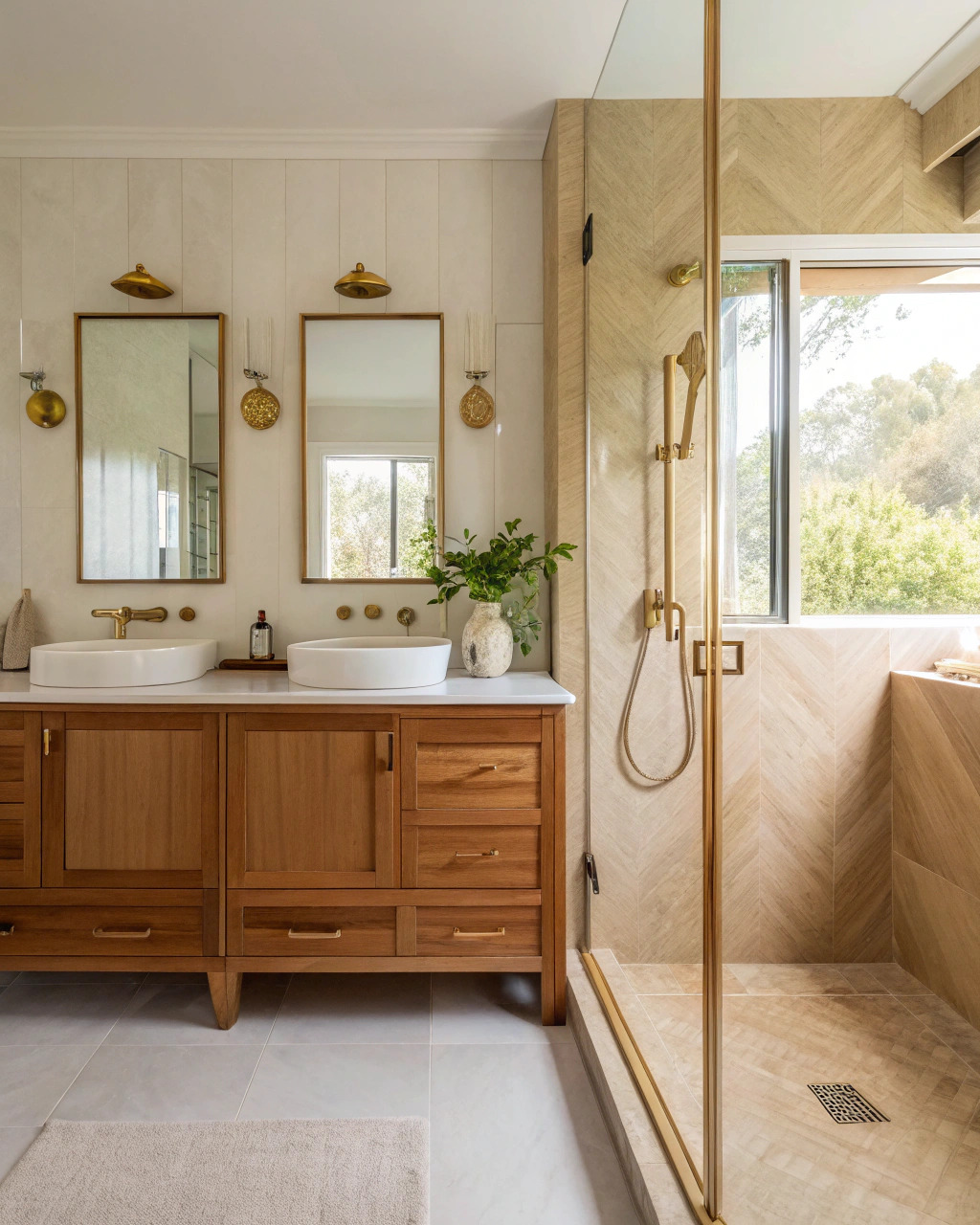 Completed bathroom renovation by Beaches Renovations, Northern Beaches